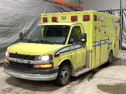 2015, CHEVROLET EXPRESS 3500, AMBULANCE    6 ROUES