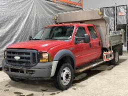 2007, FORD F-450, CAMION À 6 ROUES    BENNE