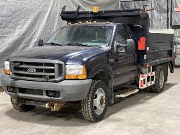 1999, FORD F-450, CAMION À 6 ROUES  4 X 4  BENNE, M-CHARGE