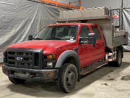 2008, FORD F-450, CAMION À 6 ROUES    BENNE