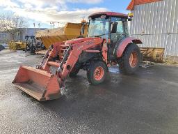 2007, KUBOTA L5740, TRACTEUR 59 HP    AVEC GODET ET CHASSE-NEIGE