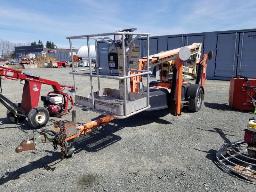 2010 JLG t350, nacelle sur remorque