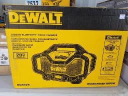 Chargeur DEWALT radio bluthoot de chantier 20 volts, neuf