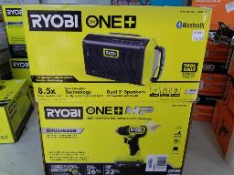 Visseuse à chocs RYOBI, 18 volts, 1 batterie, un chargeur-radio 18 volts RYOBI, neufs