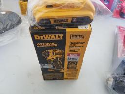 DEWALT: visseuse à choc 3 vitesses, 1 batterie seulement, neuf