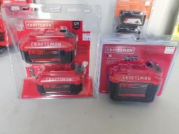 CRAFTMAN-3 batteries 20 volts, neuves