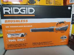 RIDGID-Souffleur à feuille, taille haie 22'', 18 volts sans batterie et chargeur, neufs