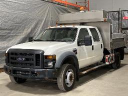 2008, FORD F-450, CAMION À 6 ROUES    BENNE,