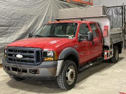 2007, FORD F-450, CAMION À 6 ROUES    BENNE,