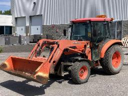 2007, KUBOTA L5030D, TRACTEUR 52 HP  4 X 4  GODET ET BRAS