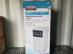 OMNIMAX-Climatiseur portatif 10000 BTU, neuf