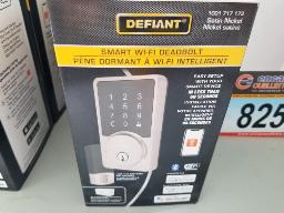 Qté 2- DEFIANT 1001717173-Penes dormant à wi-fi intelligent nickel satine , neuf