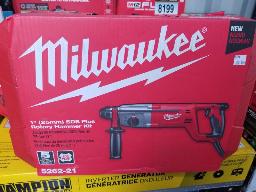 MILWAUKEE SDS S26221-Perceuse à percussion 1'', 110 volts, neuve