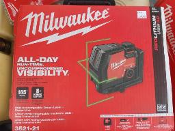 MILWAUKEE-Laser rechargeable par USB lignes transversales, neuf