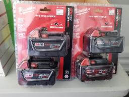 MILWAUKEE-4 Batteries M18 XC5.0, neuves