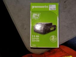 Qté 2-Batterie GREENWORKS 24 volts lithium, neuves