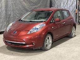 2012, NISSAN LEAF, AUTOMOBILE    ÉLECTRIQUE