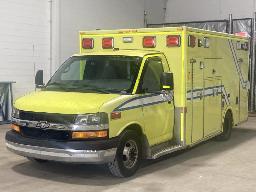 2015, CHEVROLET EXPRESS 3500, AMBULANCE    6 ROUES