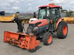 2012, KUBOTA L5740, TRACTEUR 59HP    SOUFFLEUSE