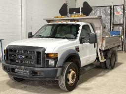 2008, FORD F-450, CAMION À 6 ROUES  4 X 4  BENNE,