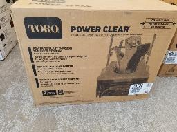 TORO 721QZE POWER CLEAR 38756-Souffleuse à neige à essence 21'', 7.5HP, neuve