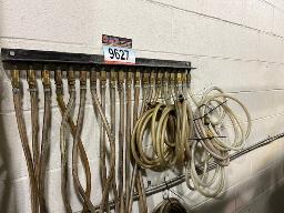 Rack à hoses à eau avec +/- 30 hoses