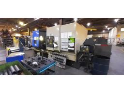 Tour CNC HITACHI, 28''x39.4'', broche 4'', Axe Y , Fanuc