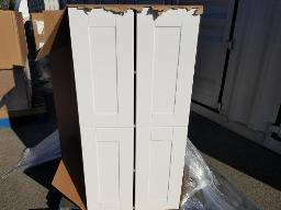 6 Caissons d'armoire 24x24x49, blancs