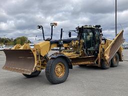 2012, CATERPILLAR 140M2, NIVELEUSE    AILE, LAME, CHASSE-NEIGE