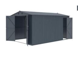 Garage en métal 13'x20' Boite 83''x24''x15'', poids 300kg