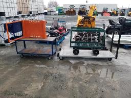 4 Chariots de travail sur roues