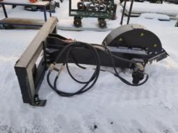 Désoucheuse attache skid steer
