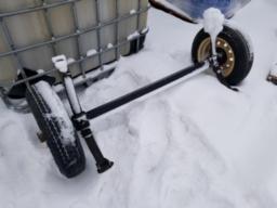 1 Essieu de remorque et pièces de remorque