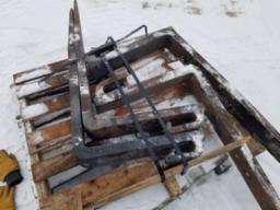 2 Ensembles de fourche pour chariot élévateur 4'x5''