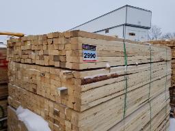 Bundle de bois 2x3x8, environ 324 mcx