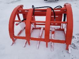 Grappin à billot , attache skid steer
