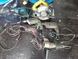 Lot de 10 outils électriques variés