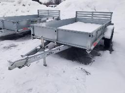 2024 METALEXPERT MX66123S, remorque en acier galvanisé à essieu simple 5.5 pi. x 10.25 pi.,