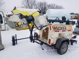 ARTIS ARTIS, remorque avec unité d'éclairage WACKER  à essence