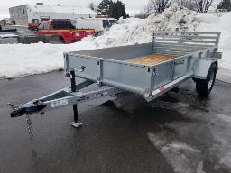 2024 METALEXPERT MX66123S, remorque en acier galvanisé à essieu simple 5.5 pi. x 10.25 pi.,