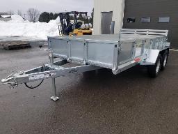 2025 METALEXPERT MX72144T, , Remorque en acier galvanisé 2 essieux tandem 6 pi. x 12 pi.,