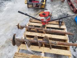 Tarière 2 personnes moteur STHIL 2 mèches