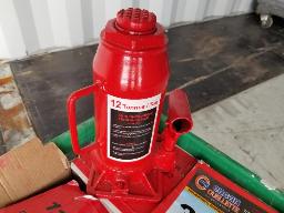 4 Crics hydrauliques à bouteille 12 tonnes