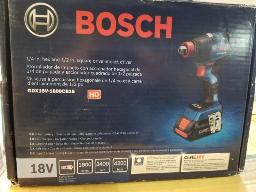 Visseuse à percussion hexagonale de 1/4'' et à carrée entrainement 1/2'' batterie et chargeur inclus