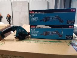 2 Scies va et vient MAKITA JR103DZ et scie circulaire MAKITA H301D sans batterie et sans chargeur