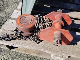 Dolly et palan à chaine 1 tonne