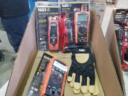 KLEIN TOOLS-1 Testeur de tension électrique , 2 multimetres, 1 paire de gant