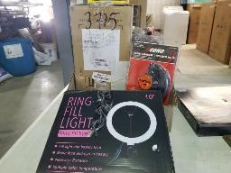 Lampe à 2 ampoules, 2 ring fill light, 4 tetes de coupe de ligne