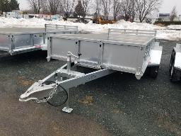 2025 METALXPERT MX72144T, remorque en acier galvanisé 2 essieux tandem 6 pi. x 12 pi.