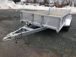 2025 METALXPERT MX72144T, remorque en acier galvanisé 2 essieux tandem 6 pi. x 12 pi.